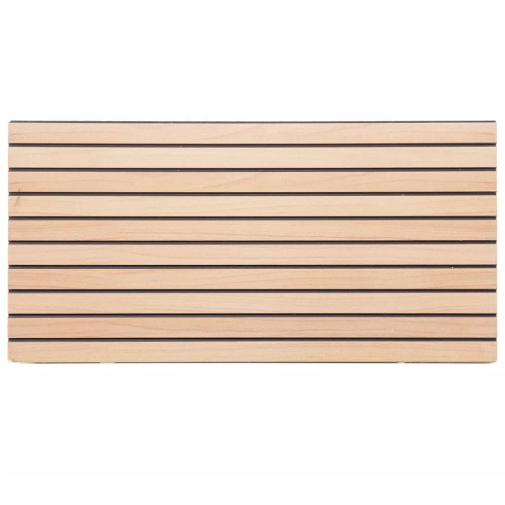 VidaXL panneaux muraux 5 pcs 3d 100x50 cm eps marron