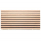 VidaXL panneaux muraux 5 pcs 3d 100x50 cm eps marron