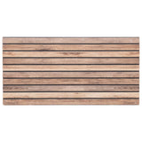 Vidaxx panneaux muraux 5 pcs 3d 100x50 cm eps marron clair