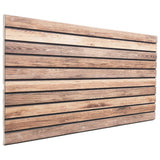 Vidaxx panneaux muraux 5 pcs 3d 100x50 cm eps marron clair