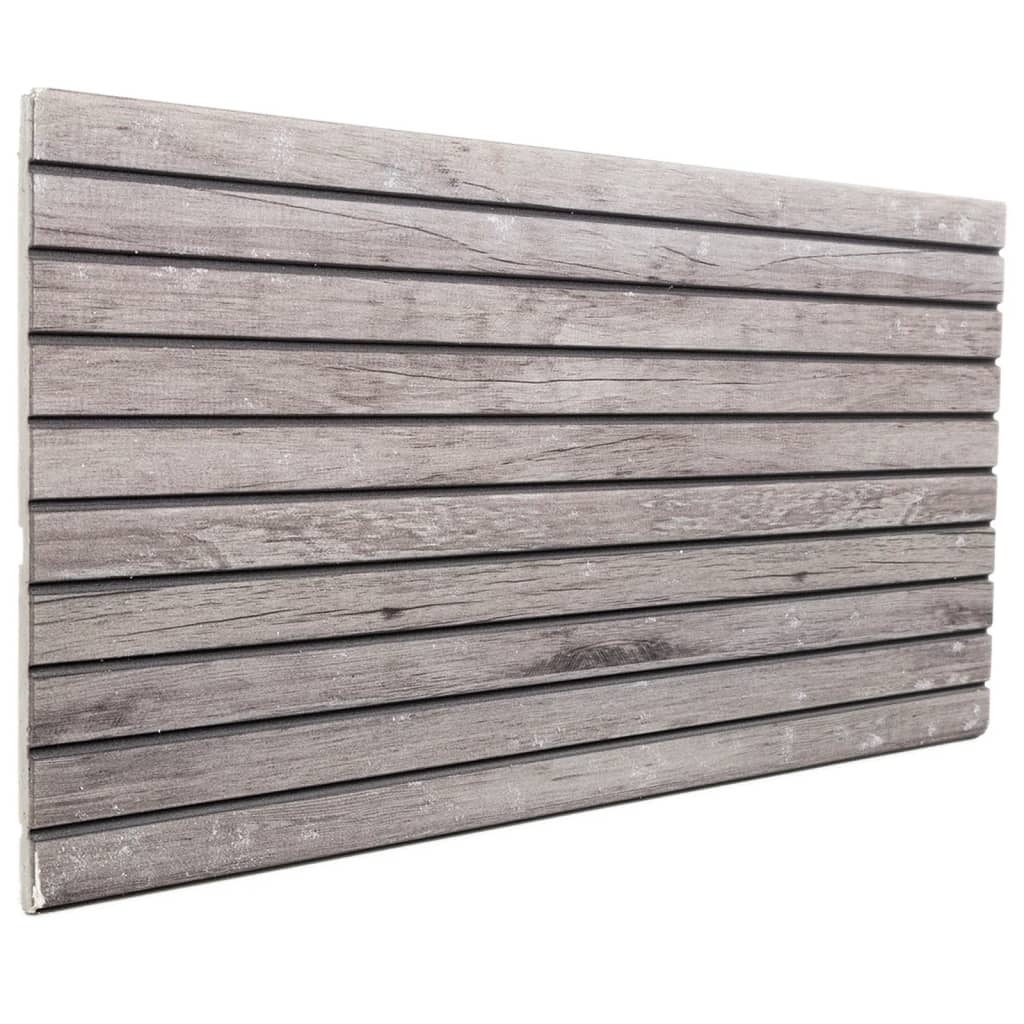 Vidaxx panneaux muraux 5 pcs 3d 100x50 cm eps gris