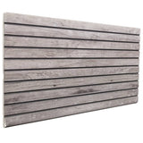 Paneles de pared Vidaxl 5 st 3d 100x50 cm EPS Gray