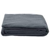 Tapis de tente Vidaxxl 4,5x2,5 m anthracite