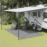 Tapis de tente Vidaxxl 4,5x2,5 m anthracite