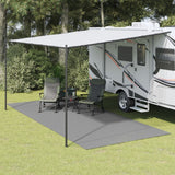Tapis de tente Vidaxxl 5,5x2,5 m anthracite