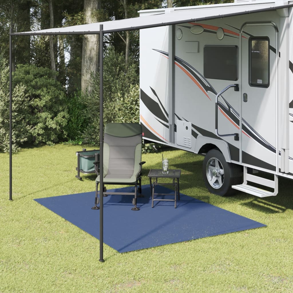 Tapis de tente Vidaxxl 2,5x2 m bleu