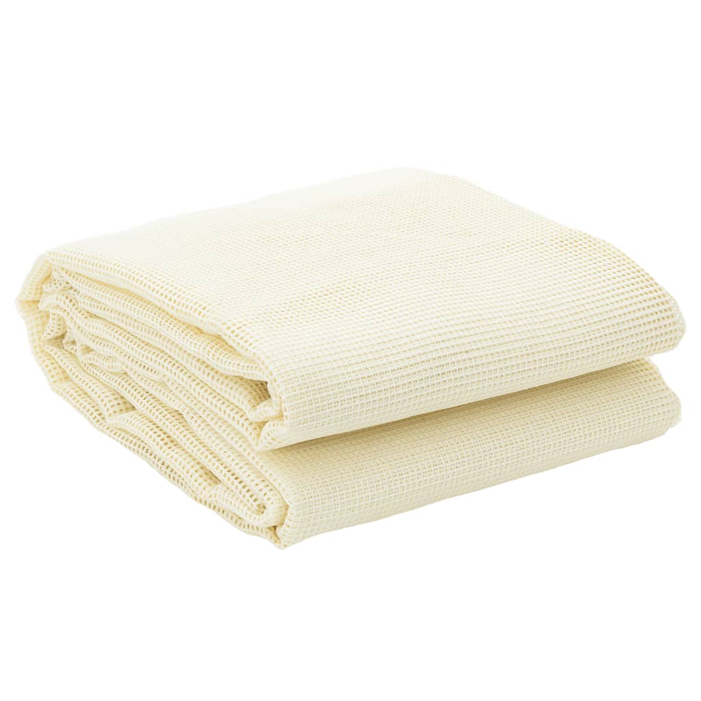 Tapis de tente VidaXL 2,5x2 m couleur crème