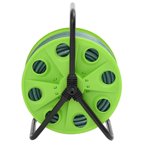 Vidaxxl enrouleur de tuyau avec kit de raccord de tuyau 0,5 20 m autoportant PVC vert