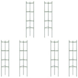 Vidaxl cage à tomates 6 pcs 154 cm acier et polypropylène