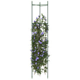 Vidaxl cage à tomates 8 pcs 154 cm acier et polypropylène