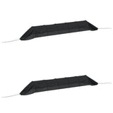 VidaXL Tunnels de culture 2 pcs acier et polyéthylène noir