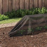 VidaXL Tunnels de culture 2 pcs acier et polyéthylène noir