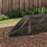 VidaXL Tunnels de culture 3 pcs acier et polyéthylène noir