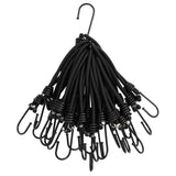 Vidaxl élastique de tension avec crochets 25 pcs 17 cm