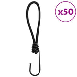 Vidaxl élastique de tension avec crochets 50 pcs 17 cm