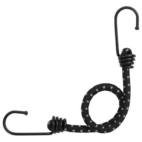 Vidaxl élastiques de tension avec bandes réfléchissantes et crochets 25 pièces 38 cm