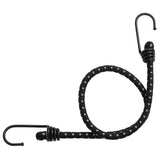 Vidaxl élastiques de tension avec bandes réfléchissantes et crochets 50 pièces 46 cm