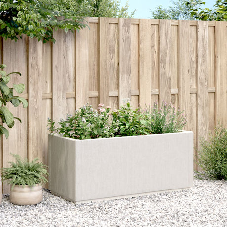 Vidaxx jardinière 80x36x35 cm polypropylène blanc