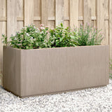 Vidaxx jardinière 80x36x35 cm polypropylène marron clair