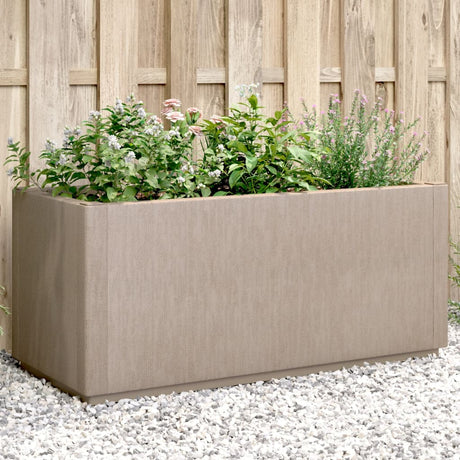 Vidaxx jardinière 80x36x35 cm polypropylène marron clair