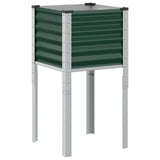 Vidaxx jardinière 45x45x88 cm acier vert