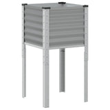 Vidaxx jardinière 45x45x88 cm gris acier