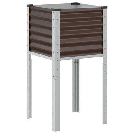 Vidaxx jardinière 45x45x88 cm marron acier