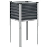 Vidaxx jardinière 45x45x88 cm acier anthracite
