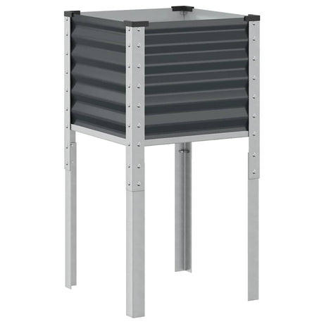 Vidaxx jardinière 45x45x88 cm acier anthracite