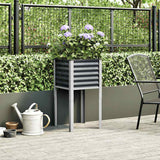 Vidaxx jardinière 45x45x88 cm acier anthracite
