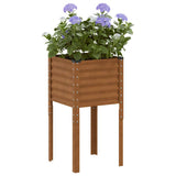 Jardinière Vidaxx 45x45x88 cm acier résistant aux intempéries