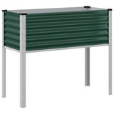 Vidaxx jardinière 100x41x90 cm acier vert