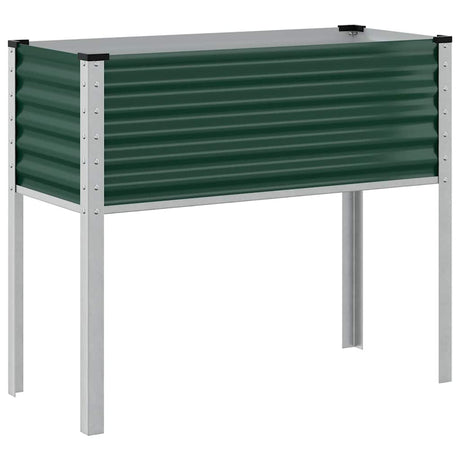 Vidaxx jardinière 100x41x90 cm acier vert