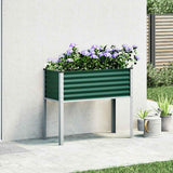 Vidaxx jardinière 100x41x90 cm acier vert