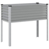 Jardinière Vidaxx 100x41x90 cm gris acier