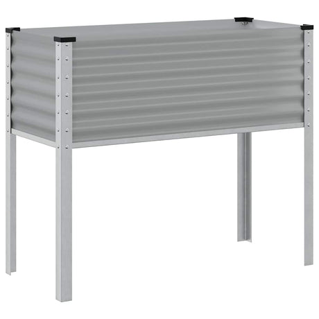 Jardinière Vidaxx 100x41x90 cm gris acier