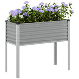 Jardinière Vidaxx 100x41x90 cm gris acier