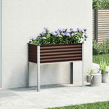 Vidaxx jardinière 100x41x90 cm marron acier