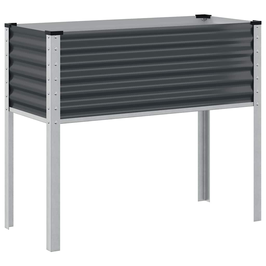 Jardinière Vidaxx 100x41x90 cm acier anthracite