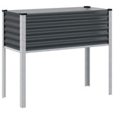 Jardinière Vidaxx 100x41x90 cm acier anthracite
