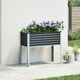 Jardinière Vidaxx 100x41x90 cm acier anthracite