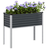 Jardinière Vidaxx 100x41x90 cm acier anthracite