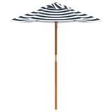 Parasol VidaXL pour enfants avec poteau en bois ø120x140 cm