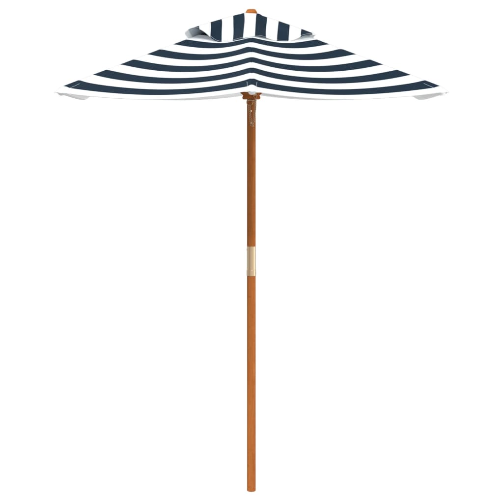 Parasol VidaXL pour enfants avec poteau en bois ø120x140 cm
