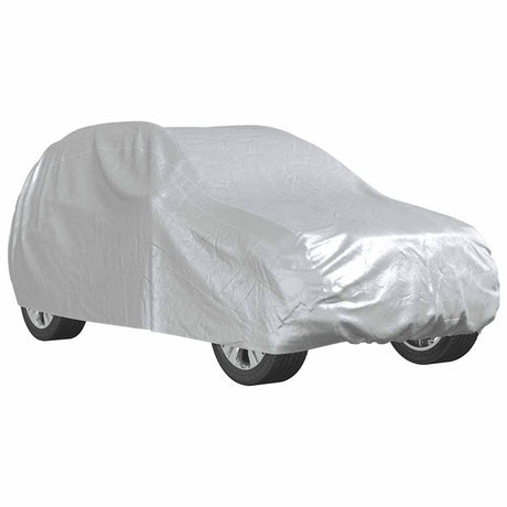 Housse de voiture Vidaxxl pour SUV avec sangles à boucles, entièrement argentée