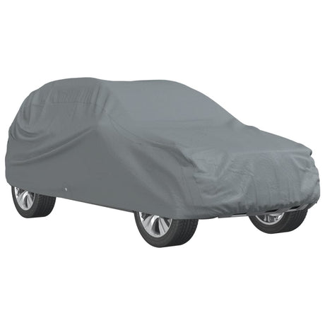 Bâche de voiture Vidaxxl pour SUV l en tissu non tissé entièrement gris