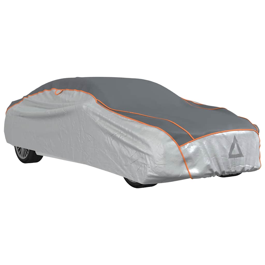VidaXL bâche de voiture pour berline protection contre la grêle XL argent et gris