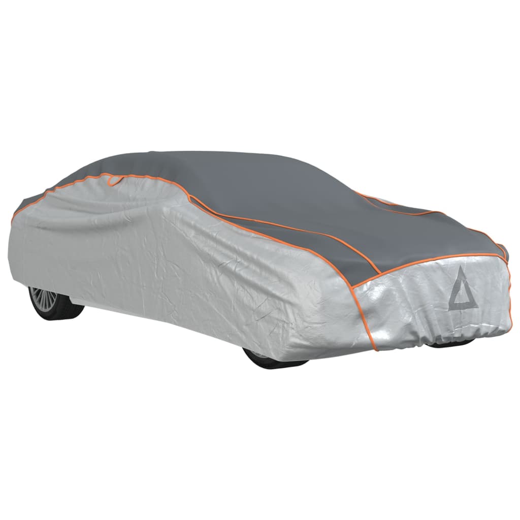 Vidaxxl bâche de voiture pour berline protection contre la grêle xxl argent et gris