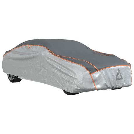 Vidaxxl bâche de voiture pour berline protection contre la grêle xxl argent et gris