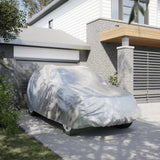 Bâche de voiture Vidaxl pour SUV avec sangles à boucles l entièrement Peva couleur argent
